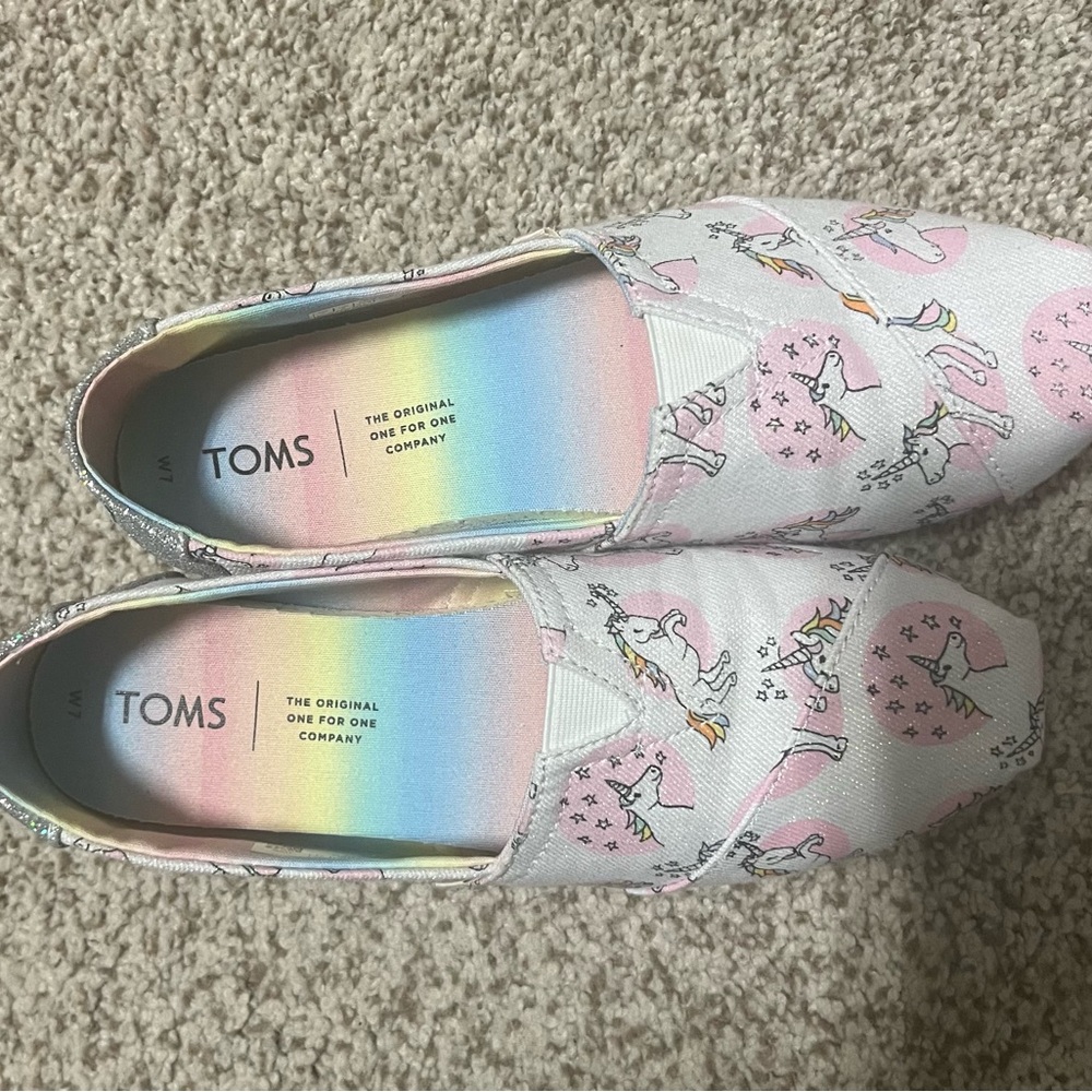 TOMS Glitter Sparkle Slip-On Shoes